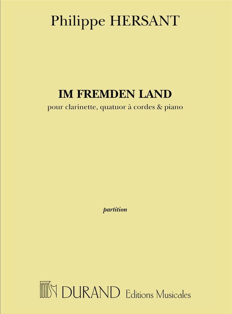 Im Fremden Land - Score